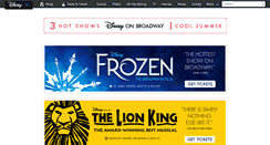 Desktop Screenshot of newsletters.disneyonbroadway.com