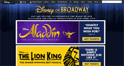 Desktop Screenshot of advertising.disneyonbroadway.com