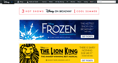 Desktop Screenshot of offers.disneyonbroadway.com